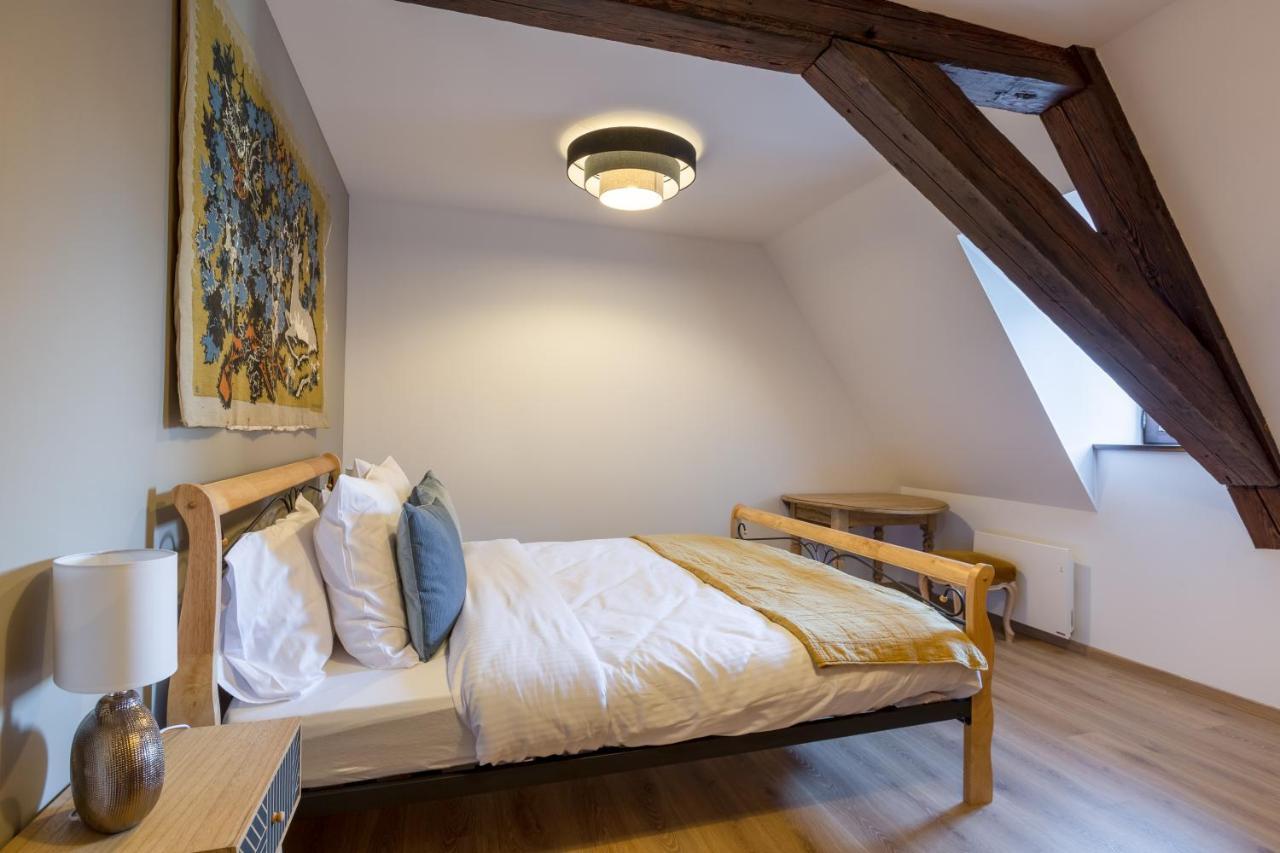 Le Rhenanus Jacques Taurellus - Appartement Duplex Au Calme - Centre Ville - Parking Gratuit Sélestat Exterior foto